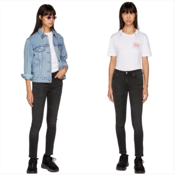 Acne Studios Denim - Acne Studios Bla Konst Climb Stay Black Jeans 29